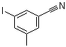 结构式 CAS# 52107-71-8, 3-碘-5-甲基苯甲腈