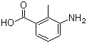 3-Amino-2-methylbenzoic acid molecular structure (CAS 52130-17-3)