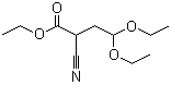 结构式 CAS# 52133-67-2, 2-氰基-4,4-二乙氧基丁酸乙酯