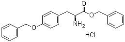 structure of CAS# 52142-01-5, O-Benzyl-L-tyrosine benzyl ester hydrochloride;H-Tyr(Bzl)-OBzl HCl