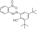 2,4-Bis(tert-butyl)-6-[(2-nitrophenyl)azo]phenol molecular structure (CAS 52184-14-2)