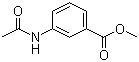 3-(乙酰氨基)苯甲酸甲酯分子结构 (CAS 52189-36-3)