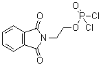 structure of CAS# 52198-45-5, 2-Phthalimidoethyl dichlorophosphate;2-Phthalimidoethyl phosphoric dichloride