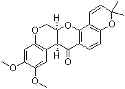 structure of CAS# 522-17-8, (-)-Deguelin;(7aS,13aS)-13,13a-Dihydro-9,10-dimethoxy-3,3-dimethyl-3H-bis[1]benzopyrano[3,4-b:6¡ä,5¡ä-e]pyran-7(7aH)-one