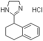 结构式 CAS# 522-48-5, 盐酸四氢唑啉; 盐酸四氢萘咪唑