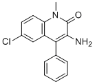 structure of CAS# 5220-02-0, Diazepam EP Impurity C;3-amino-6-chloro-1-methyl-4-phenylquinolin-2-one
