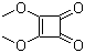 3,4-Dimethoxy-3-cyclobutene-1,2-dione molecular structure (CAS 5222-73-1)