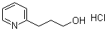 结构式 CAS# 52225-87-3, 2-吡啶丙醇盐酸盐