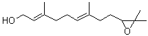 (2E,6E)-10,11-Epoxy-3,7,11-trimethyl-2,6-dodecadien-1-ol molecular structure (CAS 5233-99-8)