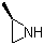 (S)-2-甲基氮丙啶分子结构 (CAS 52340-20-2)