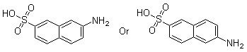 6(or 7)-Amino-2-naphthalenesulfonic acid molecular structure (CAS 52365-47-6)