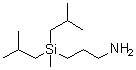 3-[Methylbis(2-methylpropyl)silyl]-1-propanamine molecular structure (CAS 52371-79-6)