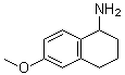 structure of CAS# 52373-02-1, 1,2,3,4-Tetrahydro-6-methoxy-1-naphthalenamine;(+/-)-6-Methoxy-1,2,3,4-tetrahydro-1-naphthalenylamine; 6-Methoxy-1,2,3,4-tetrahydronaphthalen-1-amine; 6-Methoxy-1-aminotetralin