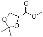 Methyl (R)-(+)-2,2-dimethyl-1,3-dioxolane-4-carboxylate molecular structure (CAS 52373-72-5)