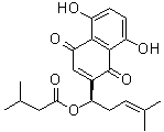 Isovalerylshikonin molecular structure (CAS 52387-14-1)
