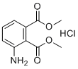二甲基3-氨基邻苯二甲酸酯盐酸盐分子结构 (CAS 52412-63-2)