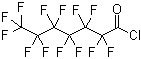 结构式 CAS# 52447-22-0, 全氟庚酰氯
