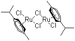 Dichloro(p-cymene)ruthenium(II) dimer molecular structure (CAS 52462-29-0)