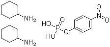 4-硝基苯氧磷酸二环己基铵盐分子结构 (CAS 52483-84-8)
