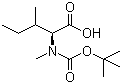 Boc-N-Methyl-L-isoleucine molecular structure (CAS 52498-32-5)