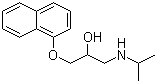 Propanalol molecular structure (CAS 525-66-6)