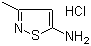 5-Amino-3-methylisothiazole hydrochloride molecular structure (CAS 52547-00-9)