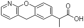 Pranoprofen molecular structure (CAS 52549-17-4)
