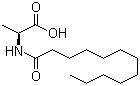 N-Dodecanoyl-L-alanine molecular structure (CAS 52558-74-4)
