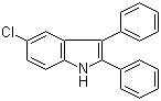 5-Chloro-2,3-diphenyl-1H-indole molecular structure (CAS 52598-02-4)