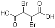 structure of CAS# 526-78-3, 2,3-Dibromosuccinic acid;meso-2,3-Dibromosuccinic acid