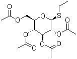 Ethyl 2,3,4,6-tetra-O-acetyl-alpha-D-thioglucopyranoside molecular structure (CAS 52645-73-5)