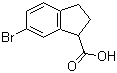 6-溴-1-茚满羧酸分子结构 (CAS 52651-16-8)