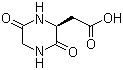 structure of CAS# 52661-97-9, (S)-3,6-Dioxo-2-piperazineacetic acid;(2S)-3,6-Dioxo-2-piperazineacetic acid