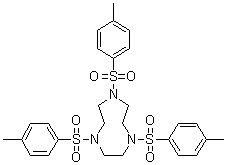 1,4,7-Tritosyl-1,4,7-triazacyclononane molecular structure (CAS 52667-89-7)