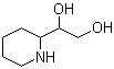structure of CAS# 5267-87-8, 2-(1,2-Dihydroxyethyl)piperidine;NSC 87554