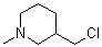 3-Chloromethyl-1-methylpiperidine molecular structure (CAS 52694-50-5)