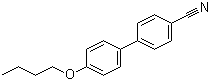 structure of CAS# 52709-87-2, 4-Butoxy-[1,1'-biphenyl]-4'-carbonitrile;4-Butoxy-4'-cyanobiphenyl; 4'-Butoxy-4-biphenylcarbonitrile