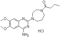 盐酸布那唑嗪分子结构 (CAS 52712-76-2)