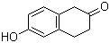 结构式 CAS# 52727-28-3, 6-羟基-3,4-二氢-1H-2-萘酮