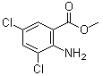 Methyl 2-amino-3,5-dichlorobenzoate molecular structure (CAS 52727-62-5)