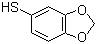 3,4-亚甲二氧基苯硫酚分子结构 (CAS 5274-08-8)