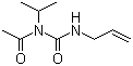 structure of CAS# 528-92-7, Allylisopropylacetylurea