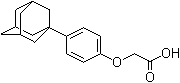structure of CAS# 52804-26-9, (4-Tricyclo[3.3.1.1(3,7)]dec-1-ylphenoxy)acetic acid