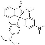 3-[2,4-Bis(dimethylamino)phenyl]-3-[4-(diethylamino)-2-methylphenyl]-1(3H)-isobenzofuranone molecular structure (CAS 52830-80-5)
