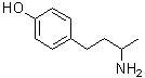 4-(3-氨基丁基)苯酚分子结构 (CAS 52846-75-0)