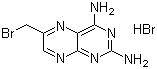 结构式 CAS# 52853-40-4, 6-(溴甲基)-2,4-蝶啶二胺氢溴酸盐