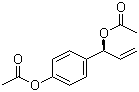 structure of CAS# 52946-22-2, 1'-Acetoxychavicol acetate;Galangal acetate; (S)-4-(Acetyloxy)-alpha-ethenylbenzenemethanol acetate