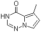 5-Methylpyrrolo[2,1-f][1,2,4]triazin-4(1H)-one molecular structure (CAS 529508-54-1)