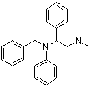 N1-苄基-N2,N2-二甲基-N1,1-二苯基乙二胺分子结构 (CAS 53-56-5)