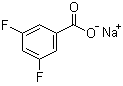 3,5-Difluorobenzoic acid sodium salt molecular structure (CAS 530141-39-0)